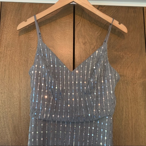 Silver Maxi Dress - Picture 4 of 10